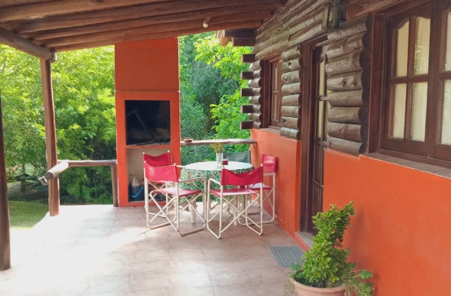 Galería con asador