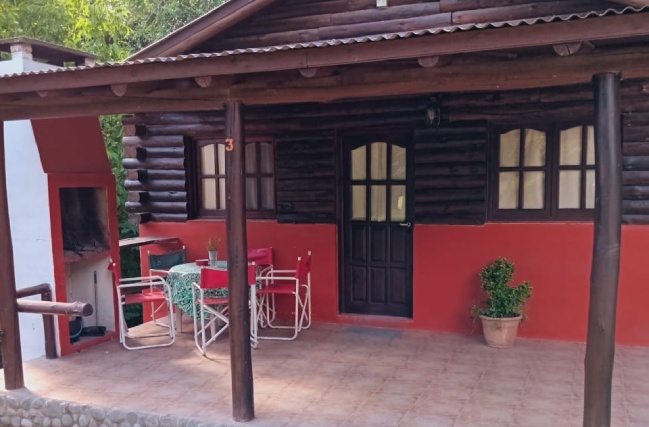 Fachada de cabaña para 5 personas